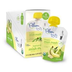 Plum Organics   Mish Mash Organic Fruit Puree Snack   Banana   3.17 oz 