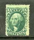 US Stamps # 35 10c Washington OG LH Fresh Scarce Mint S