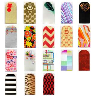 16pcs Nail Foil Nail Art Sticker Patch Nail Wraps for Fingers & Toes 