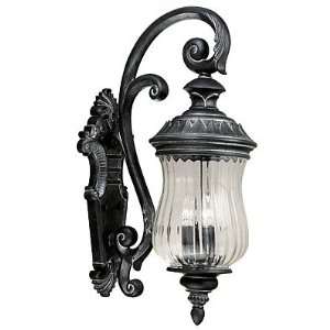  Medium, Intricate Outdoor Wall Lamp W Arm Above