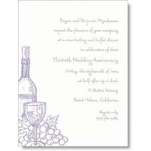  Wine and Grapes Invite