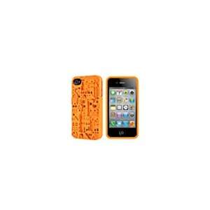 Apple iPhone 4S (GSM,AT&T) (CDMA) Building Embossment Silicone Case 