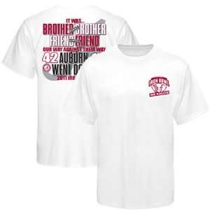  Alabama Crimson Tide 2011 Iron Bowl Brother Score T Shirt 