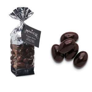 Marich Dark Chocolate Almonds   Sugar Free, 8 oz Bag, 6 count