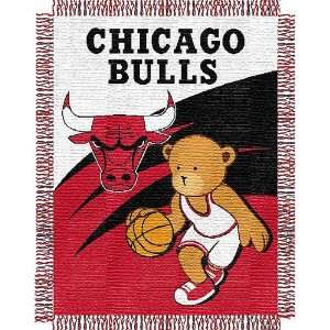  Chicago Bulls NBA Triple Woven Jacquard Throw (044 Series 