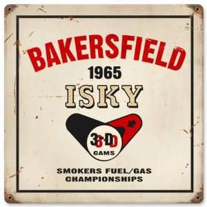  Bakersfield Isky Vintaged Metal Sign