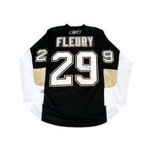  Marc Andre Fleury Autographed/Hand Signed Pro Jersey 