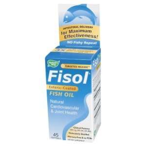  Natures Way   Fisol Fish Oil, 45 softgels Health 