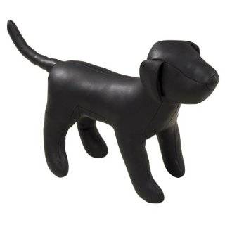East Side Collection Vinyl Dog Mannequins, X Small, Black