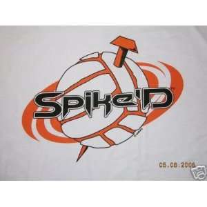  SPIKED BALL VOLLEYBALL T SHIRT LONG SLEEVE X LARGE NEW 