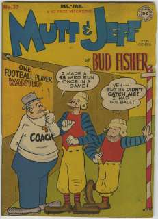 Copy   MUTT & JEFF #37   1948 DC Bud FISHER Art  