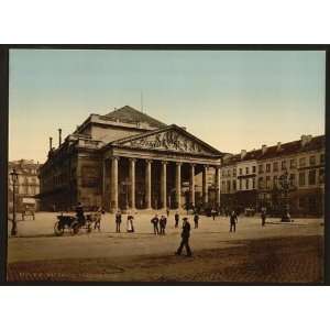  Photochrom Reprint of Royal Theatre, Brussels, Belgium 