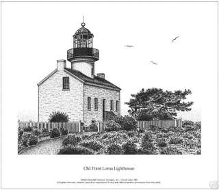 Old Point Loma Lighthouse Limited Edition Print  