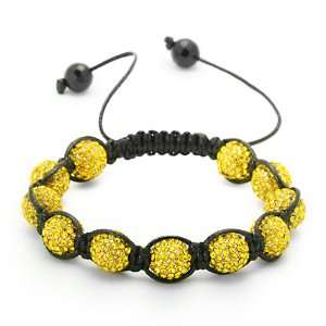  Lemonade 11 CZ Yellow Jabari Disco Ball Bracelet Jewelry