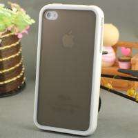 Grey Back Case Skin Cover for Apple Iphone 4 4th 4G 4S, LK017  