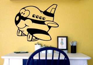 Jimbo Jet Airplane Kid Room Wall Vinyl Decal Sticker  