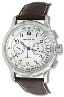 LIMITED EDITION Longines Lindbergh Chronograph Steel Mens Watch 