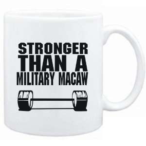   Mug White Stronger than a Military Macaw  Animals