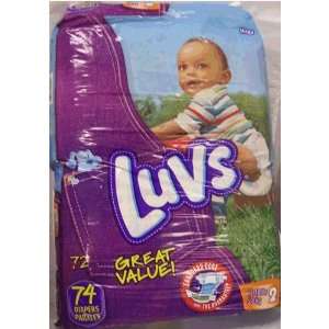  Luvs Ultra Leakguards   Size 2   74 ct Baby