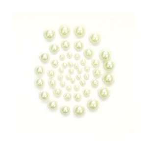   Self Adhesive Pearls 50/Pkg Lush SB717; 6 Items/Order
