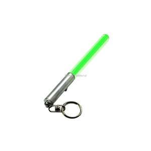   Wand with key chain Green also used for lumination 