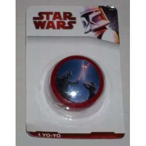  Star Wars Red Yo Yo Depicting Vader Skywalker Battle Toys 