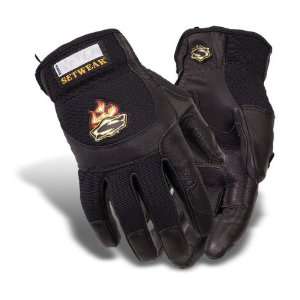  SetWear Pro Leather Gloves, Pair Large (Size 10 