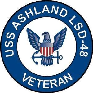  US Navy USS Ashland LSD 48 Ship Veteran Decal Sticker 5.5 