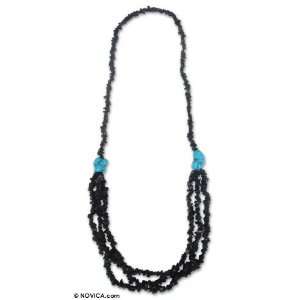  Onyx necklace, Happy Love Power 0.8 W 30.7 L Jewelry