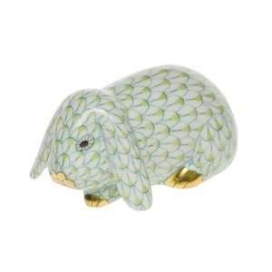  Herend Lop Ear Bunny Key Lime Fishnet