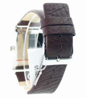 Skagen Leather Fashion Mens Ultra Slim Watch 294LSL1  