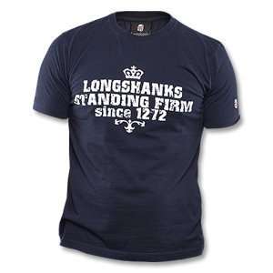  Longshanks Standing Firm Tee   Navy/White Logo Sports 
