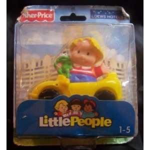  Loews Hotels Fisher Price Little People Yellow Car with 
