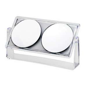  Rectangular Swivel Acrylic 3X & 7X and Plain Mirror 