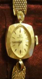 SOLID 14KT WHITE GOLD OMEGA LADIES WRISTWATCH VINTAGE 17 JEWELS SWISS 