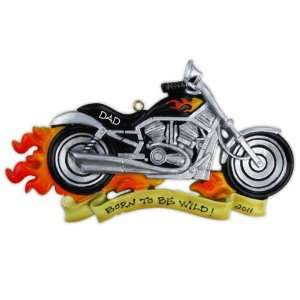  Motorcycle Personalized Ornament ~ Gift ~ Decor
