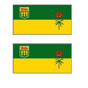 Saskatchewan Canadian Province Flag Stickers Decal Bumper Window 