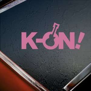  K on Logo Anime Cartoon Music Band Pink Decal Car Pink 