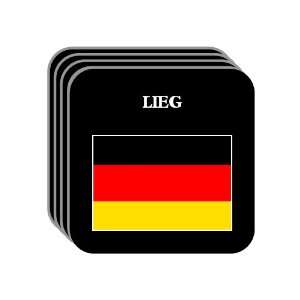  Germany   LIEG Set of 4 Mini Mousepad Coasters 