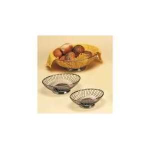 American Metalcraft OBS69 9 x 5 7/8 Stainless Steel Oval Basket 