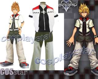 Kingdom Hearts 2 Roxas Cosplay Costume  