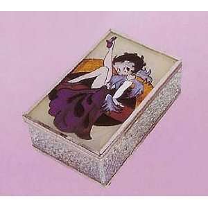  Betty Boop Leg Kick Painted Jewelry Box