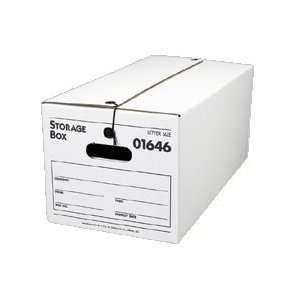 Storage File, Economy Legal Size, White (SPR21647) Category Filing 