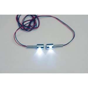 Custom Dynamics LED License Plate Tag Bolts with White LEDs   Polished 