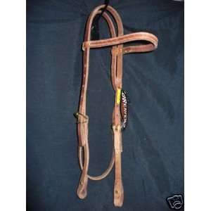  Weaver Harness Leather BROWBAND HEADSTALL HORSE WORKING 