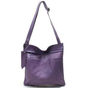  Touch Cross   Leather Cross Bag   Purple 