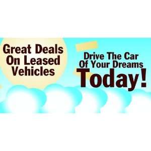    3x6 Vinyl Banner   Great Deals on Leased Vehicles 