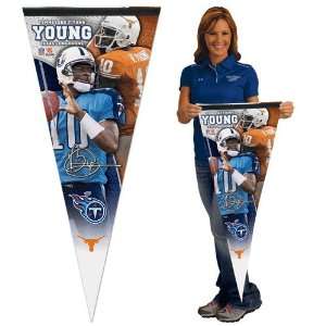 Vince Young Pennant   Teams XL Style 