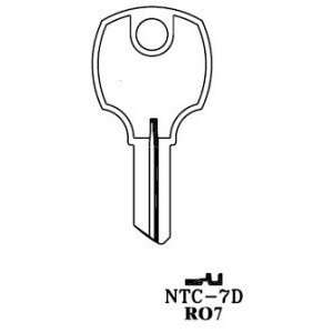  Key blank, National RO7