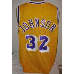  Magic Johnson Autographed/Hand Signed Los Angeles Lakers 
